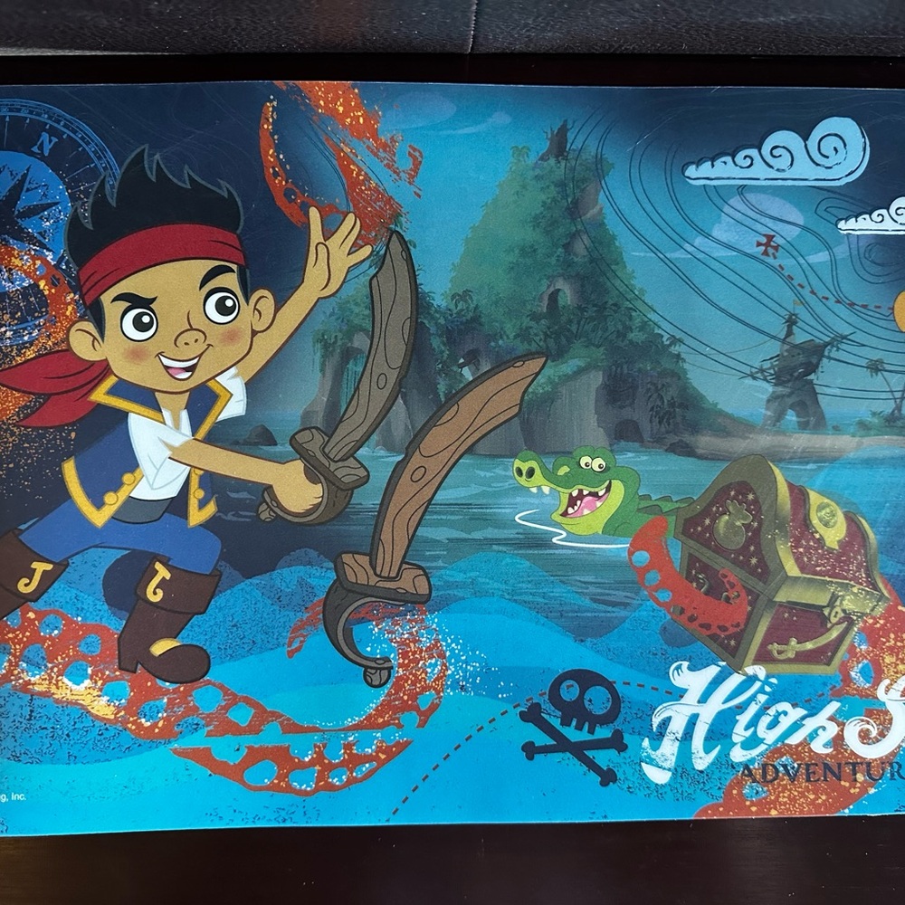 Jake & The Never Land Pirates Bucky's Submarine and Placemat - Picture 2 of 8